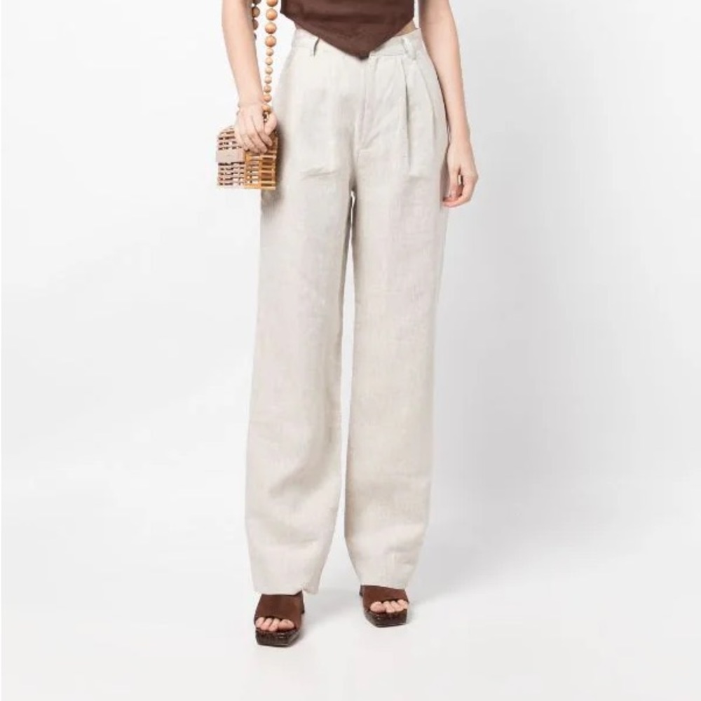 Reformation wide-leg linen trousers - Picture 5 of 10